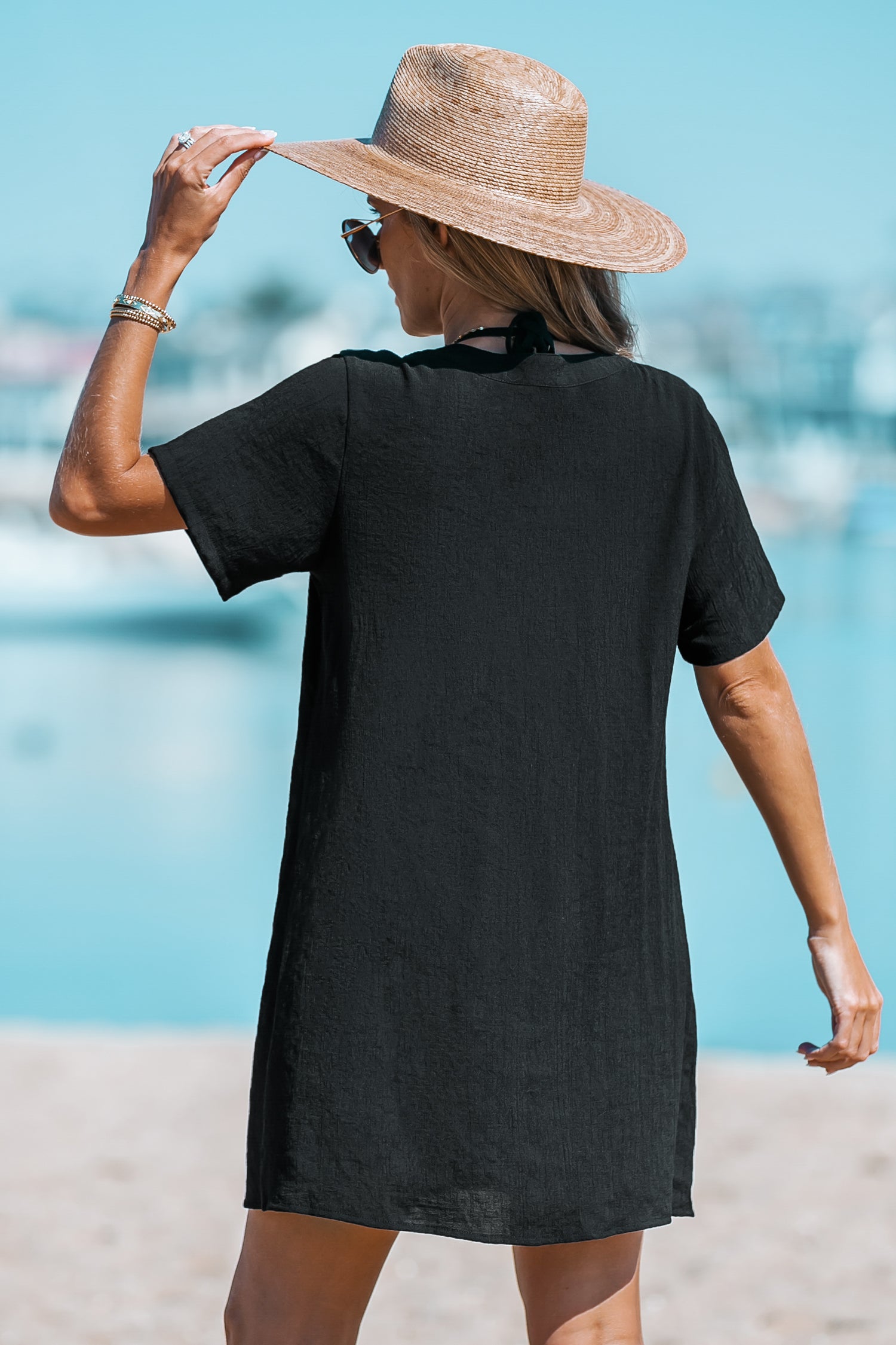 Mini Cover-Up T-Shirt Dress