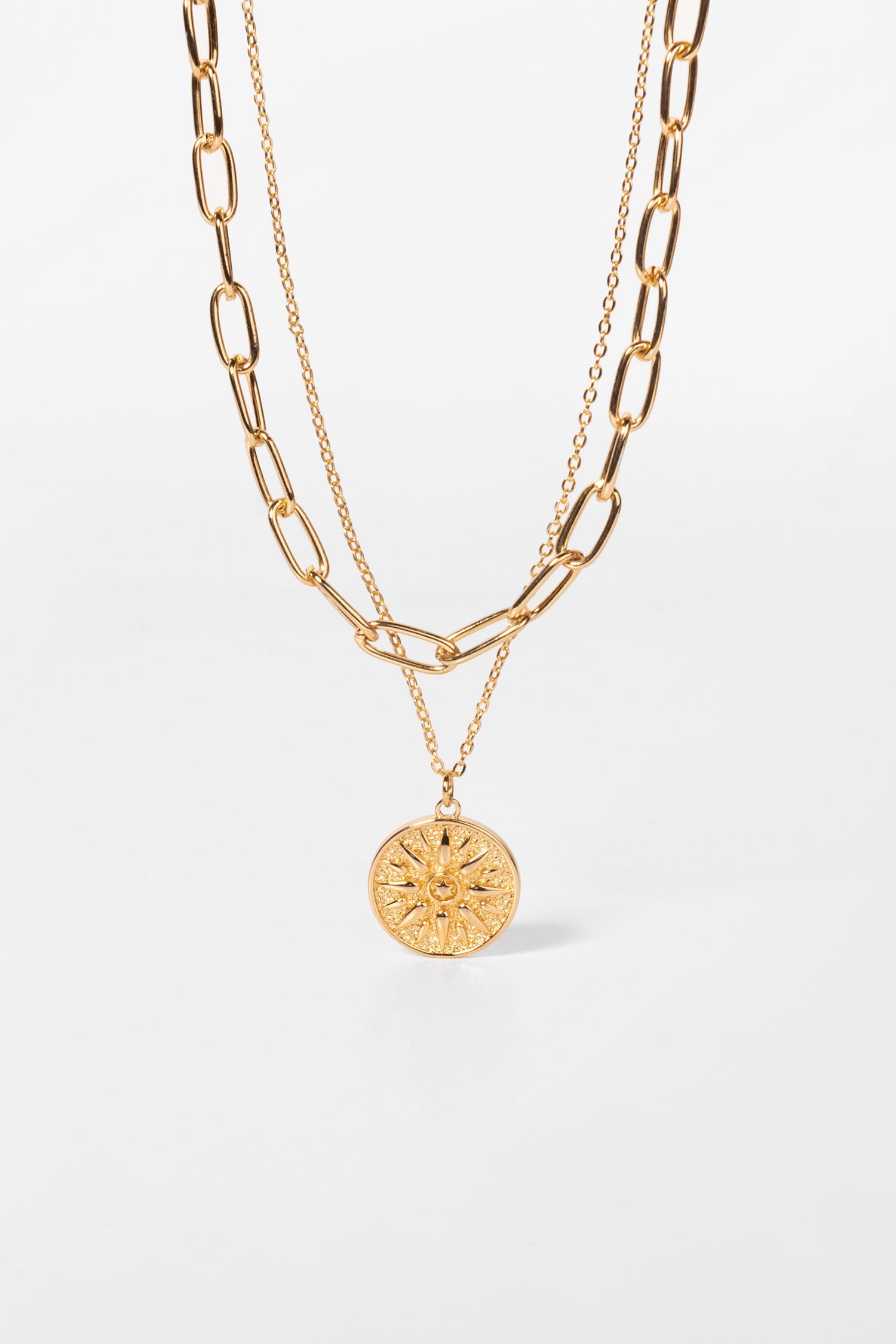 Sandbar Geometric Copper Necklace
