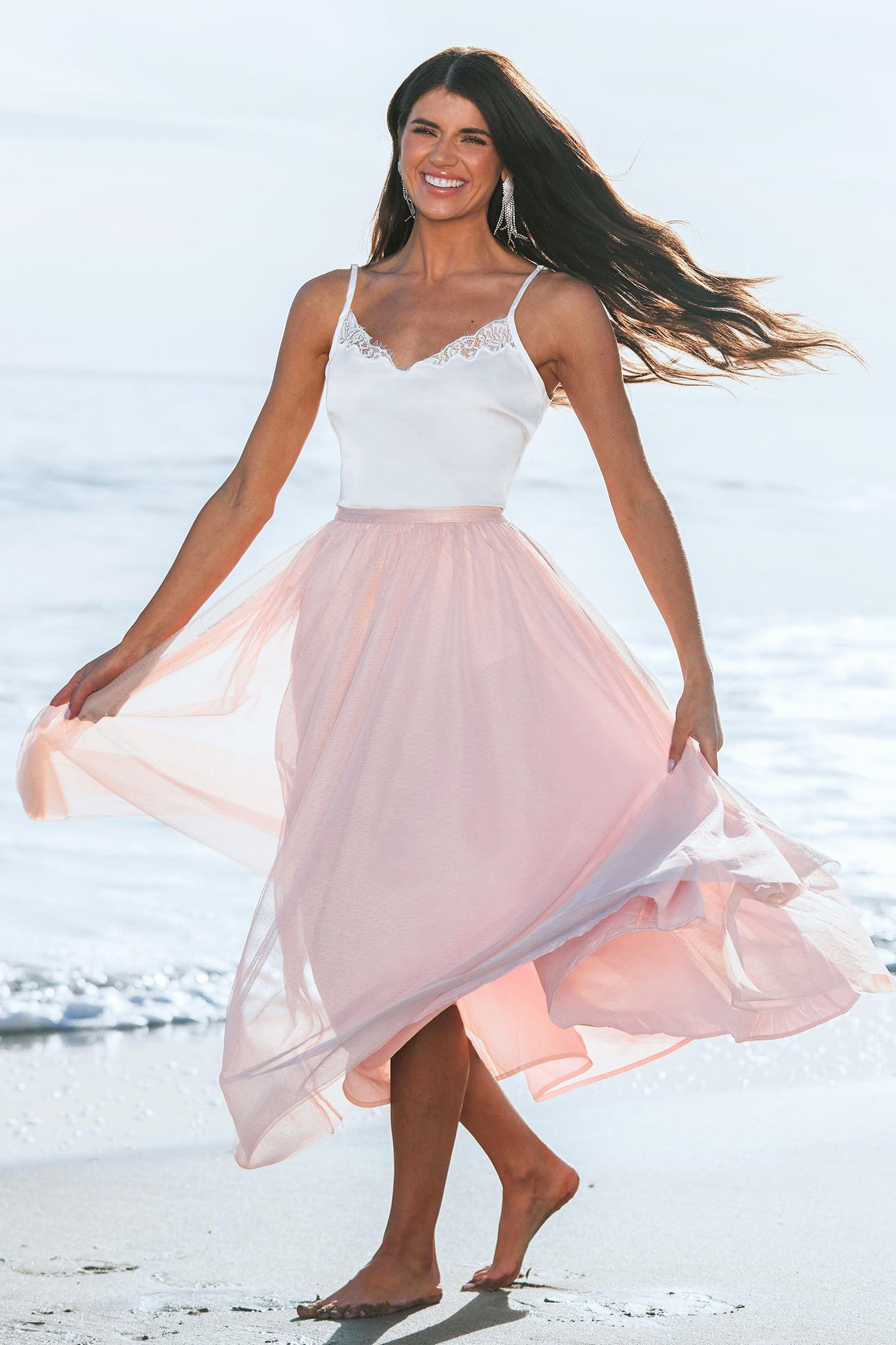 Romance Lace Trim Cami