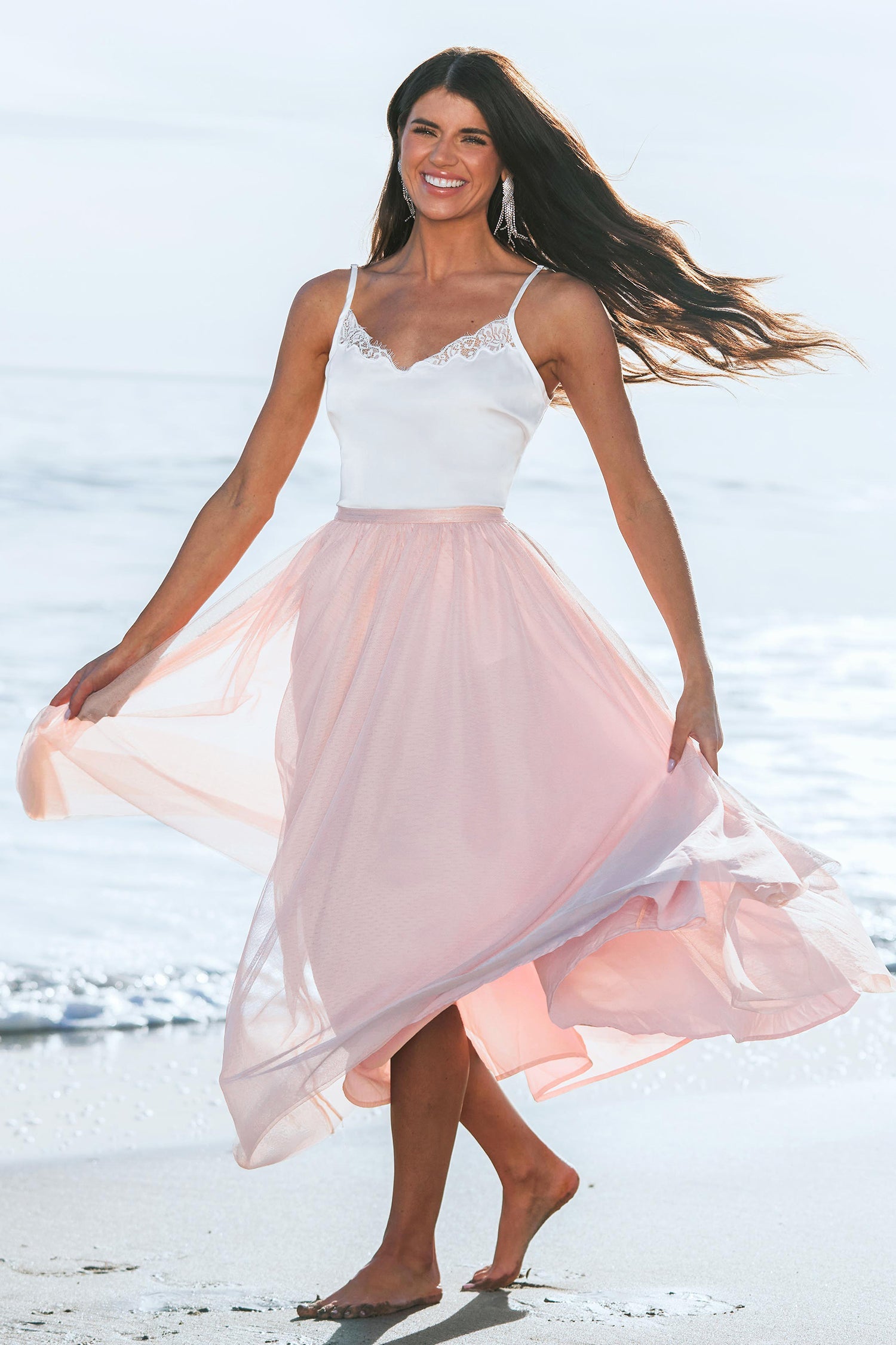 Romance Lace Trim Cami