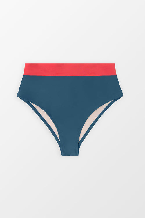 4th of July Sea to Shining Sea Banded High Waist Plus Size Bikini Bottoms