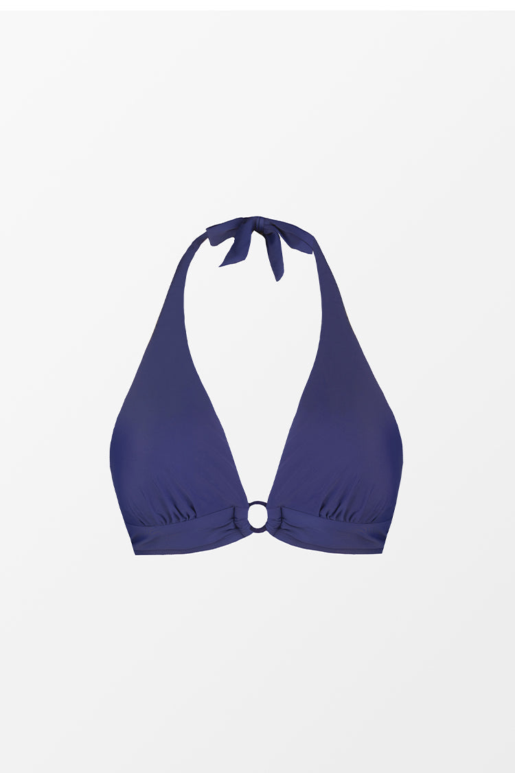 Summer Dreaming O-Ring Front Halter Plus Size Bikini Top