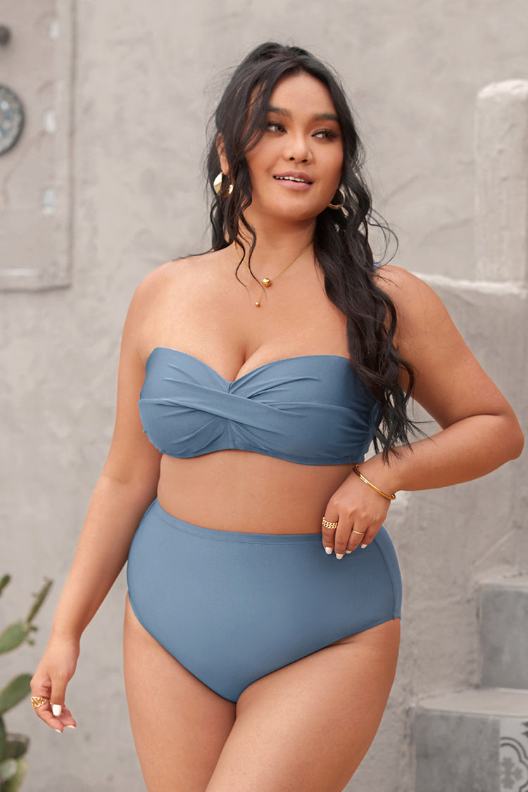 Wild Romance Classic High Waist Plus Size Bikini Bottom