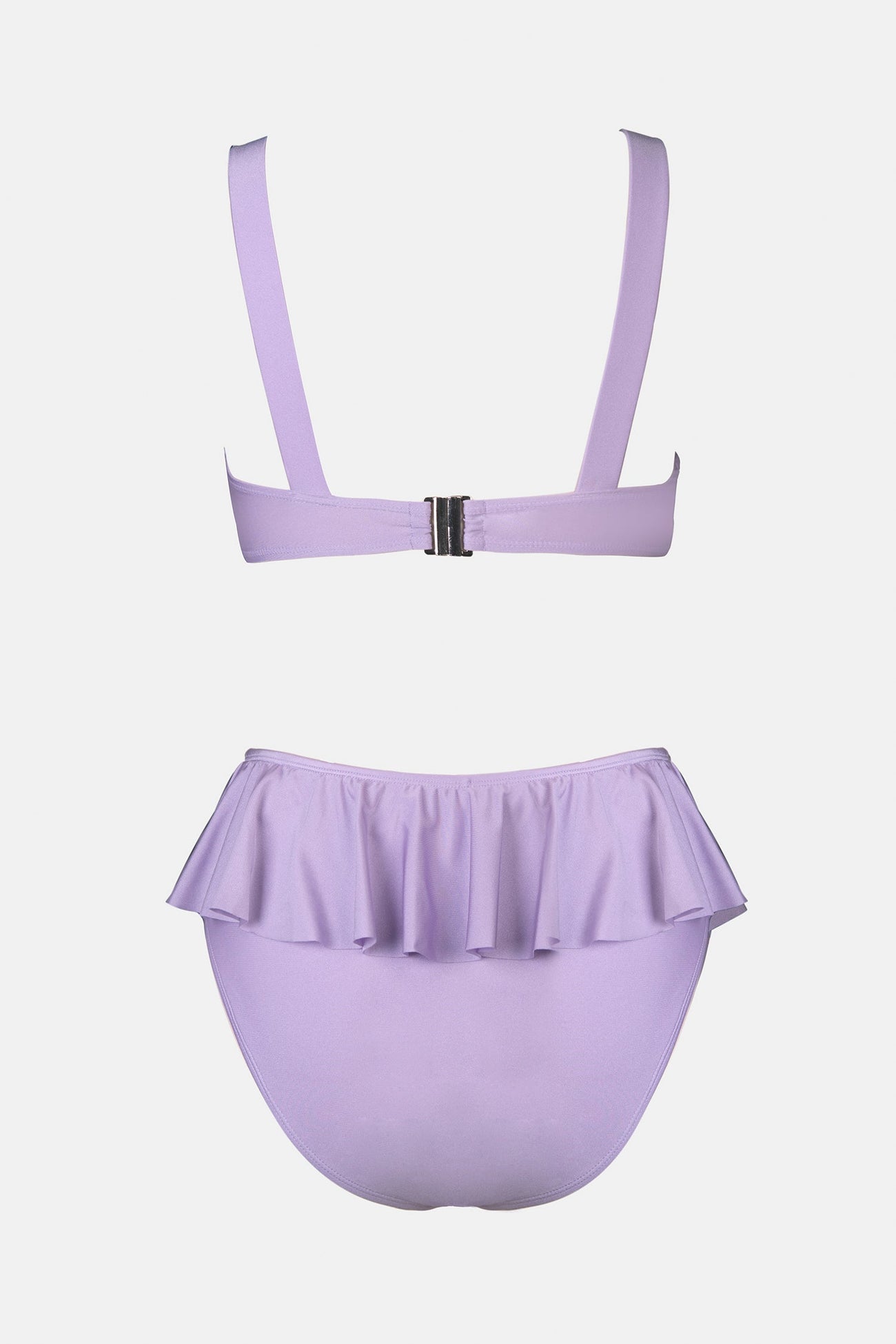 Knotted Bralette & Flounce Bikini Set