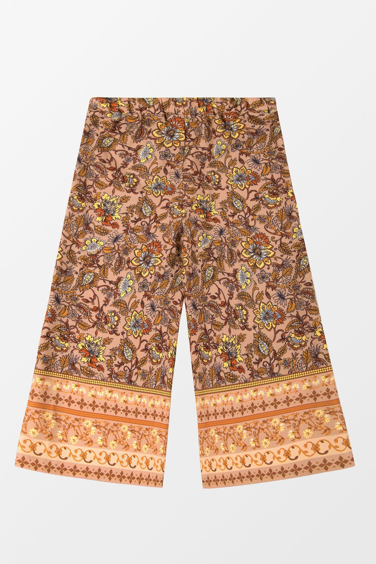 Girls Vacation Paisley Print Pants