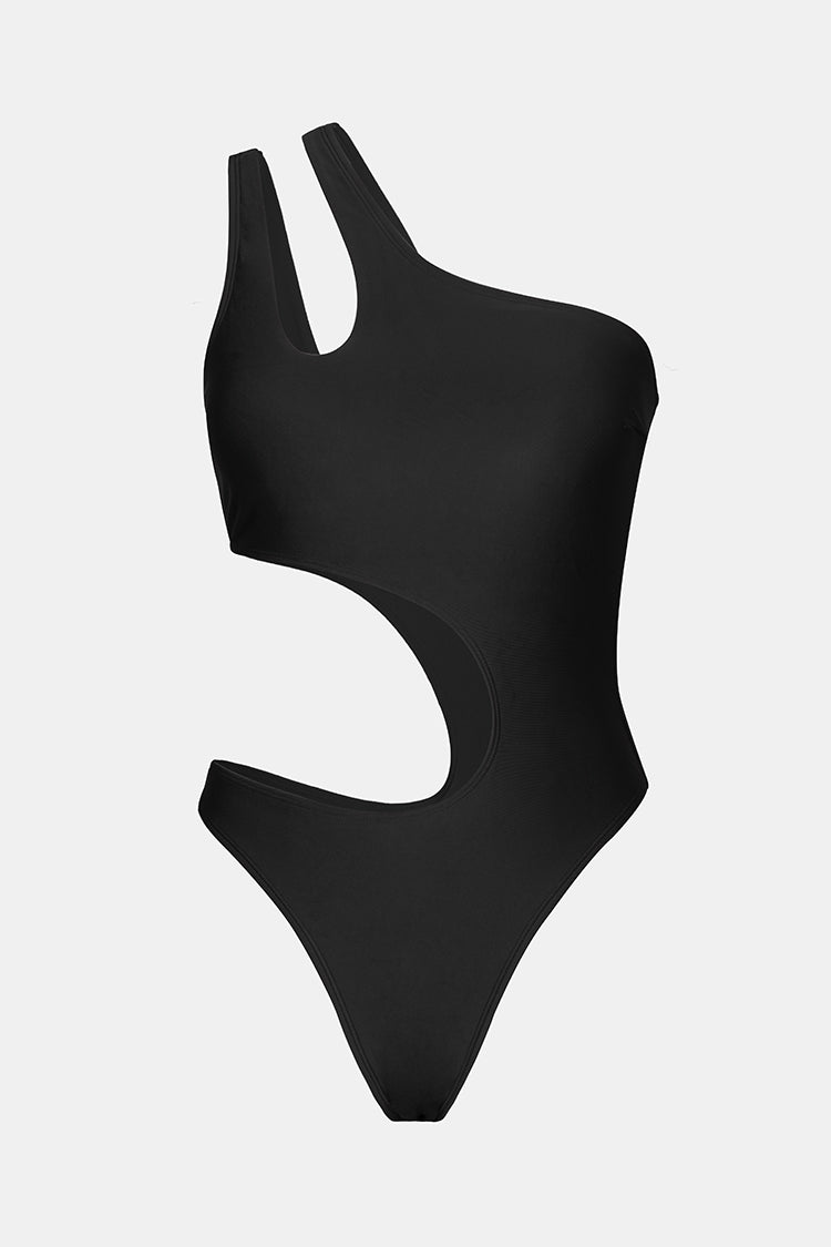 X STASSIE Oasis One-Shoulder Monokini Swimsuit