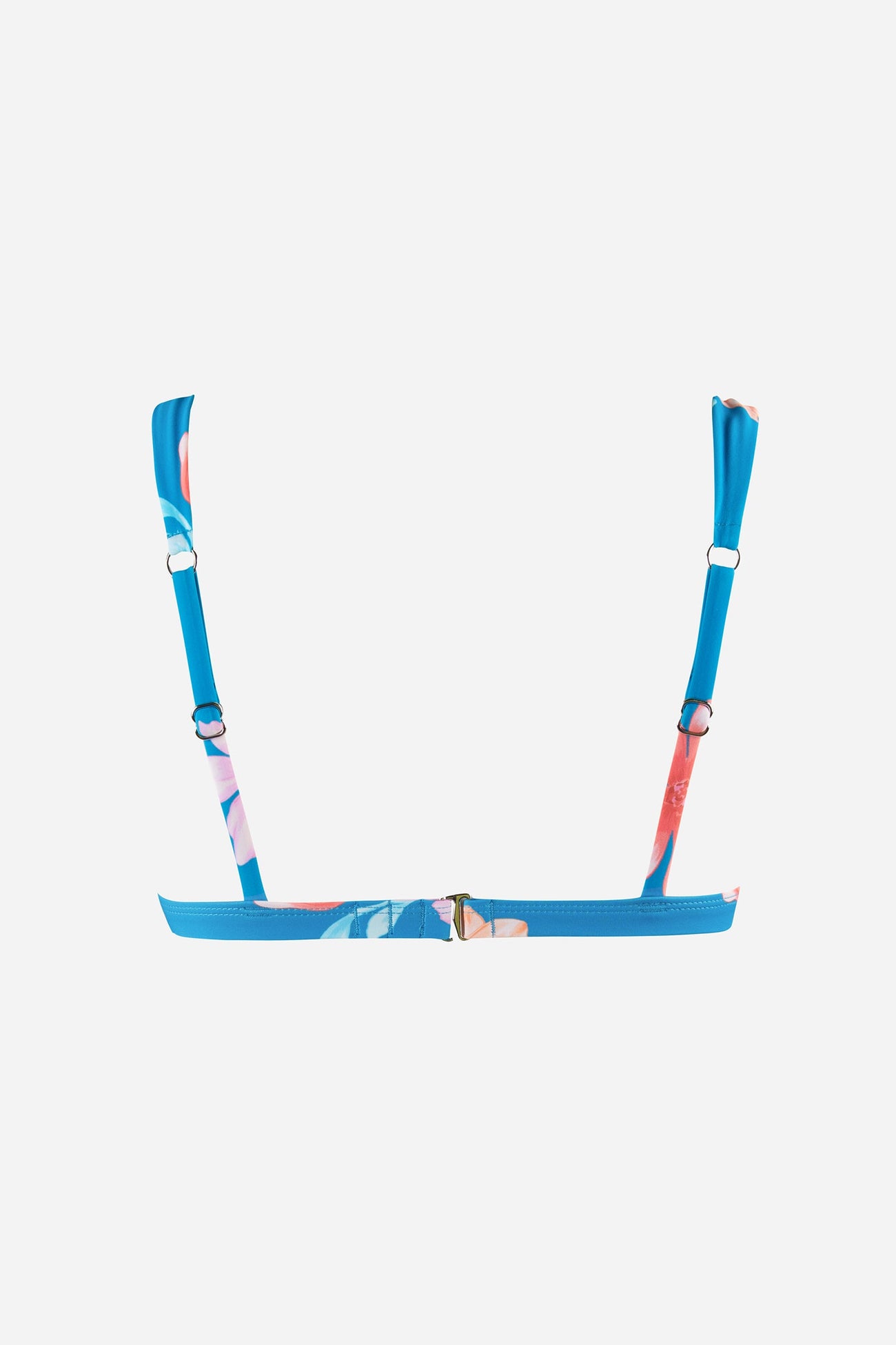 Faded Mykonos Blooming Triangle Bikini Top