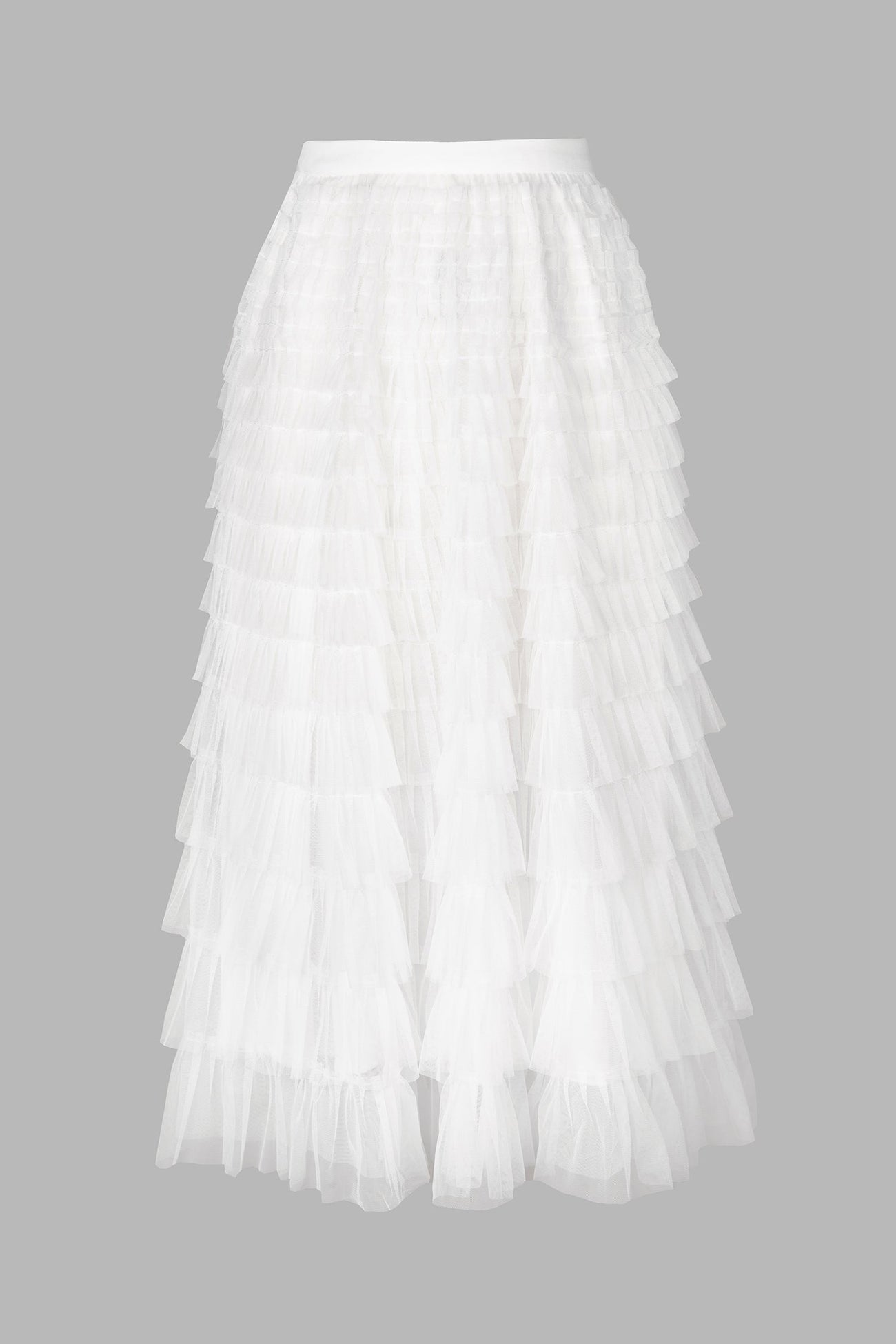 X Madison Honeymoon Tiered Maxi Skirt