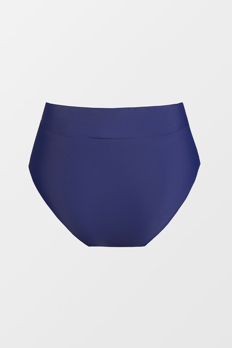 Summer Dreaming Overlapped High Waist Plus Size Bikini Bottoms