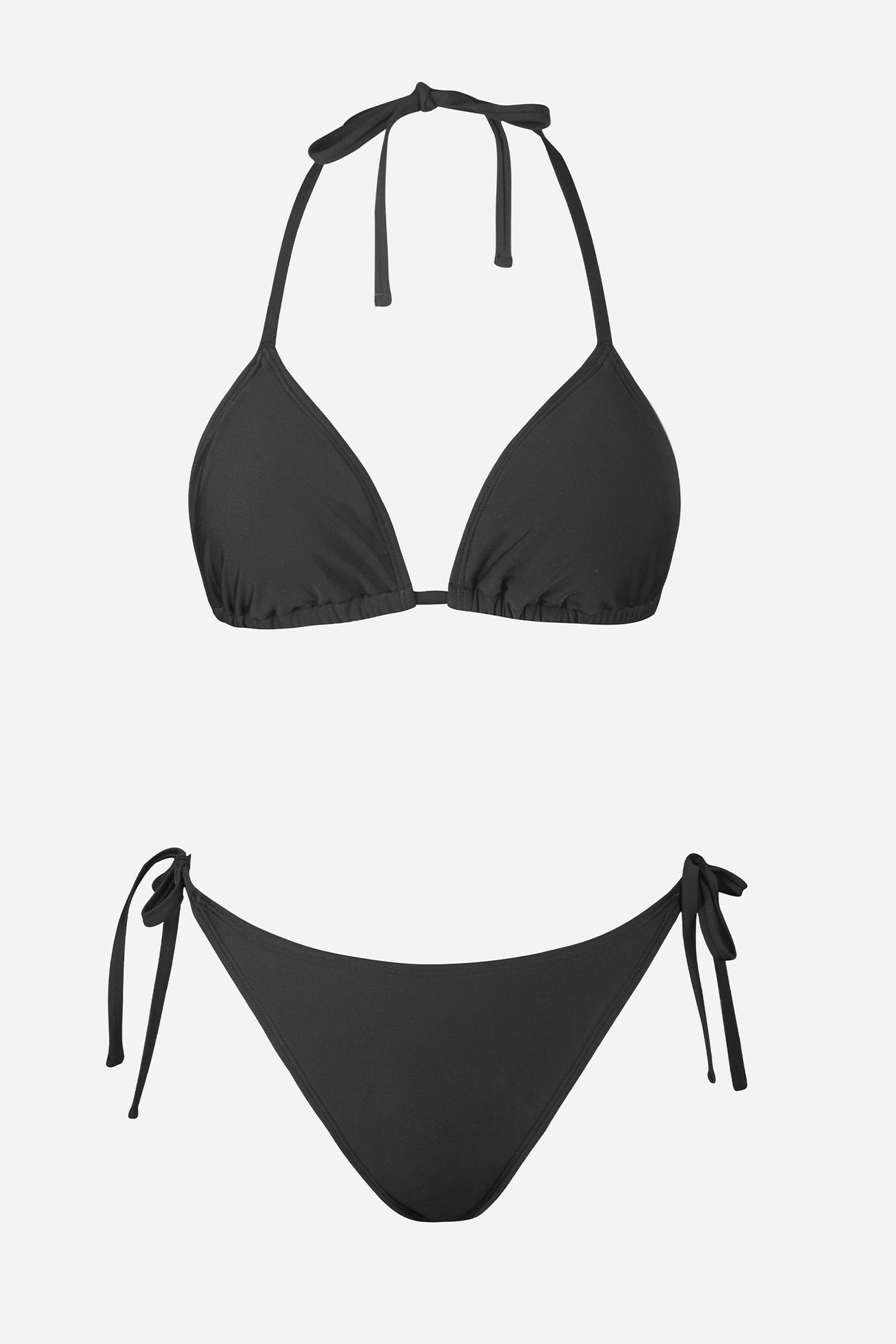 X STASSIE Oasis Shiny Tri & Extra Cheeky String Bikini Set