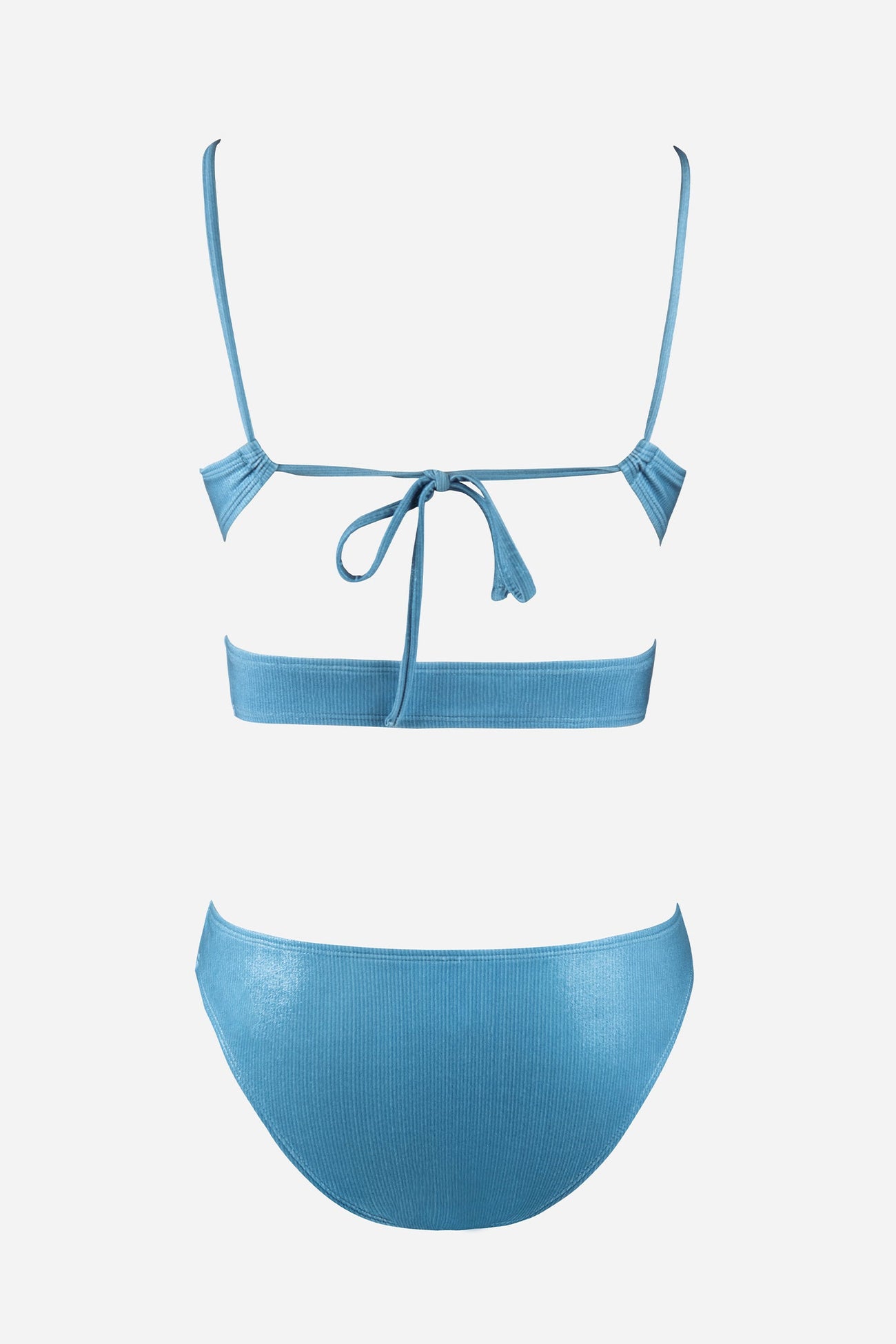 Shining Waves Foil Cutout Midkini & Low Rise Set