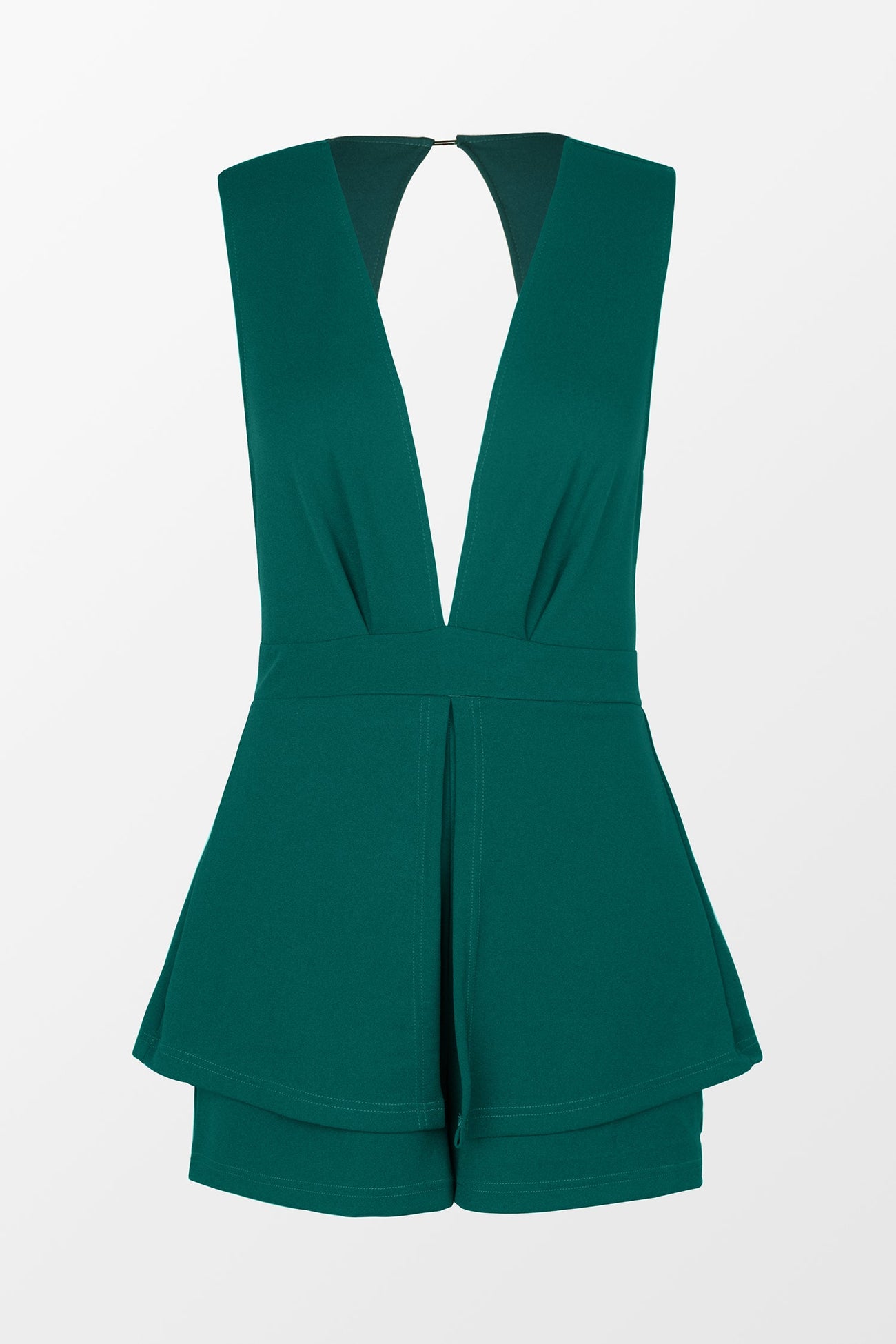 X Madison Honeymoon Plunge Backless Romper