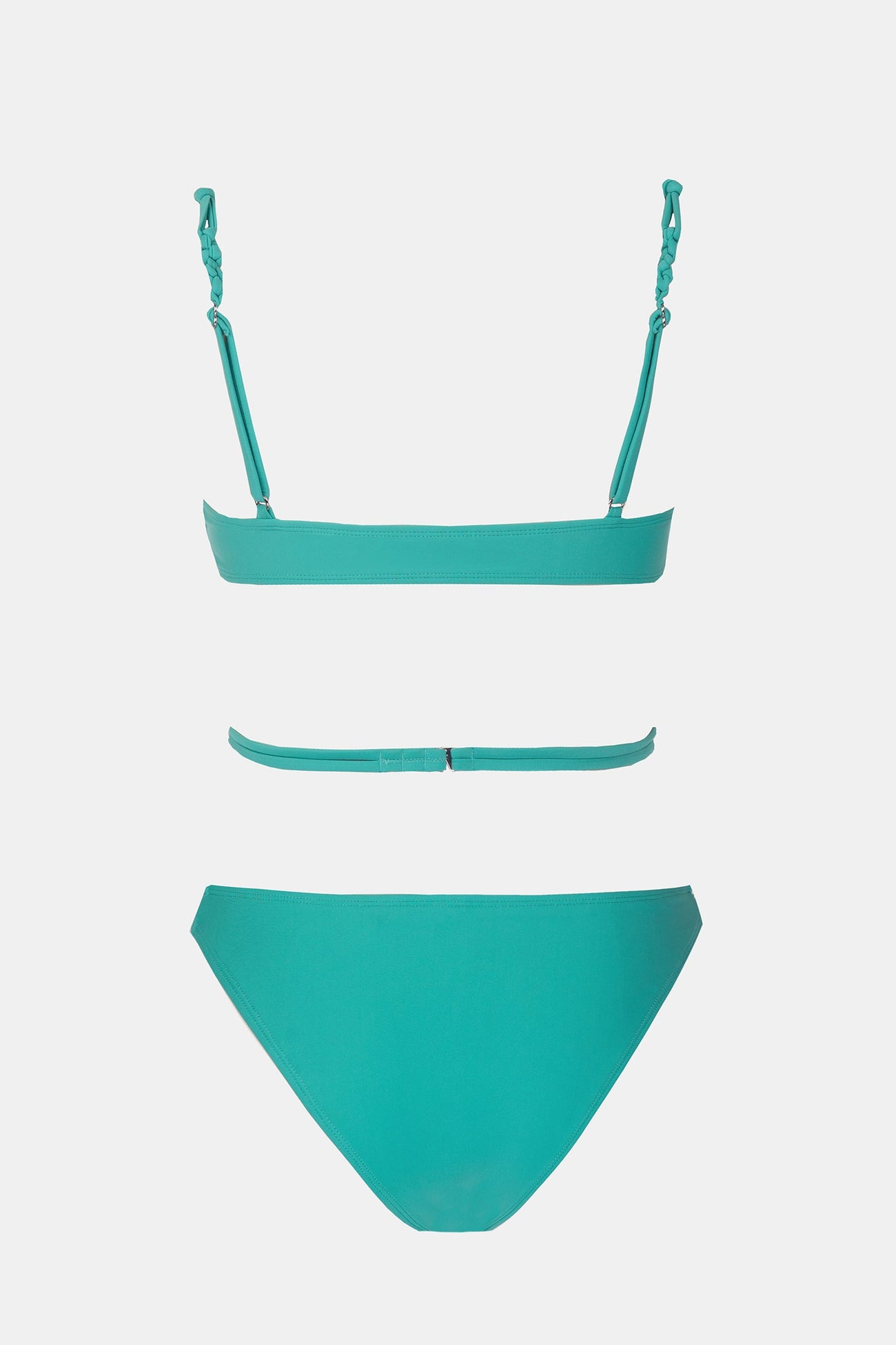 Colombia Coast Knotted O-Ring Triangle Top & Hipster Bikini Set