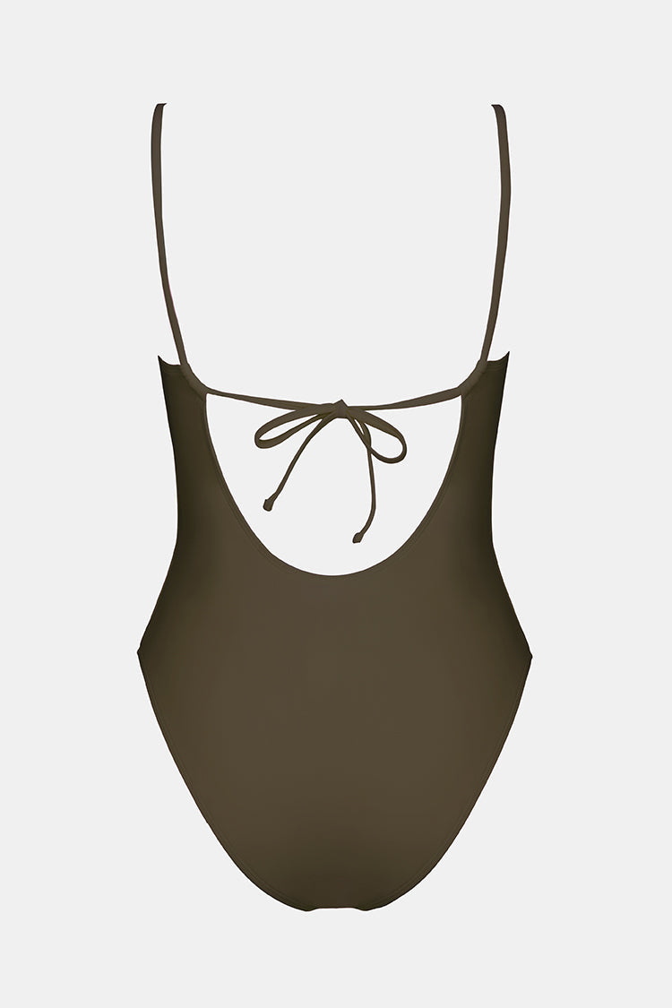 X STASSIE Oasis Underwire Tie Back One Piece Swimsuit