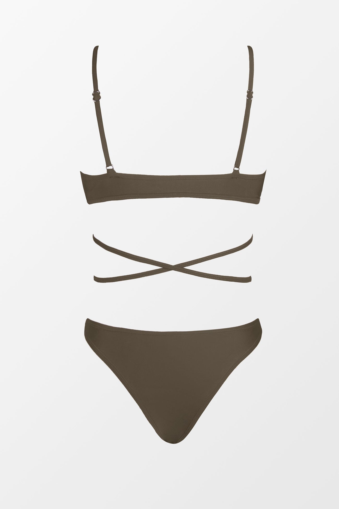 X STASSIE Oasis Wraparound Bra & Ultra Cheeky Bikini Set
