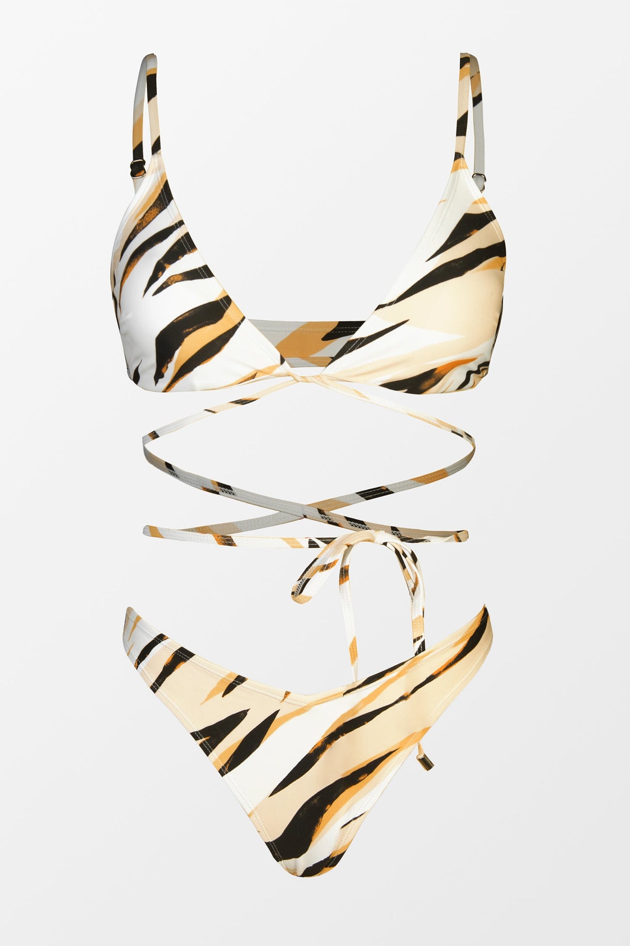X STASSIE Wild Weekend Wraparound Bra & Ultra Cheeky Bikini Set