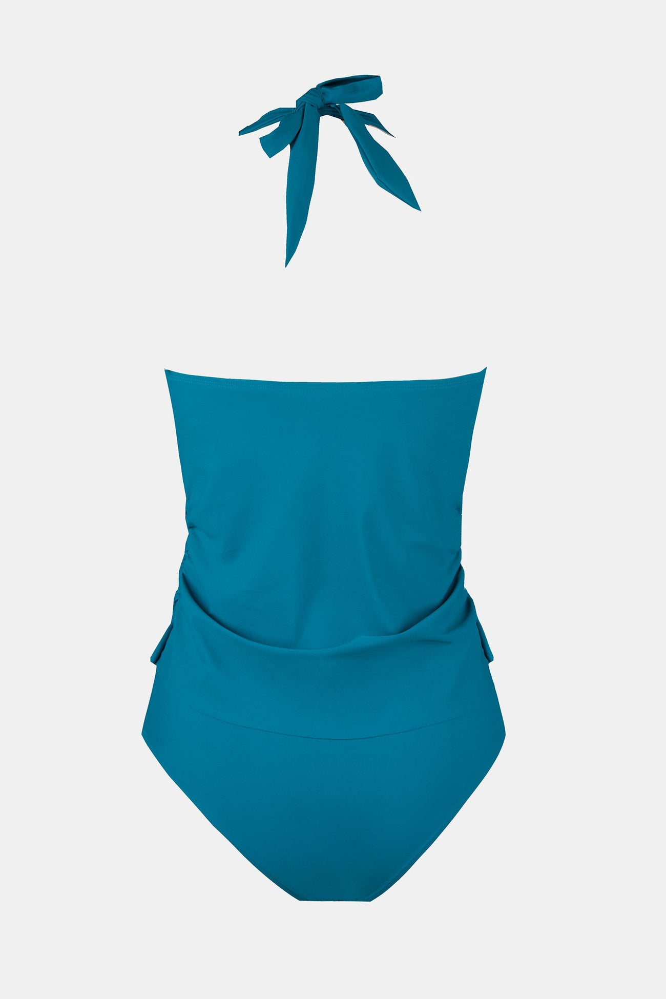 Colombia Coast Draped Tankini & Retro Mid Rise Set