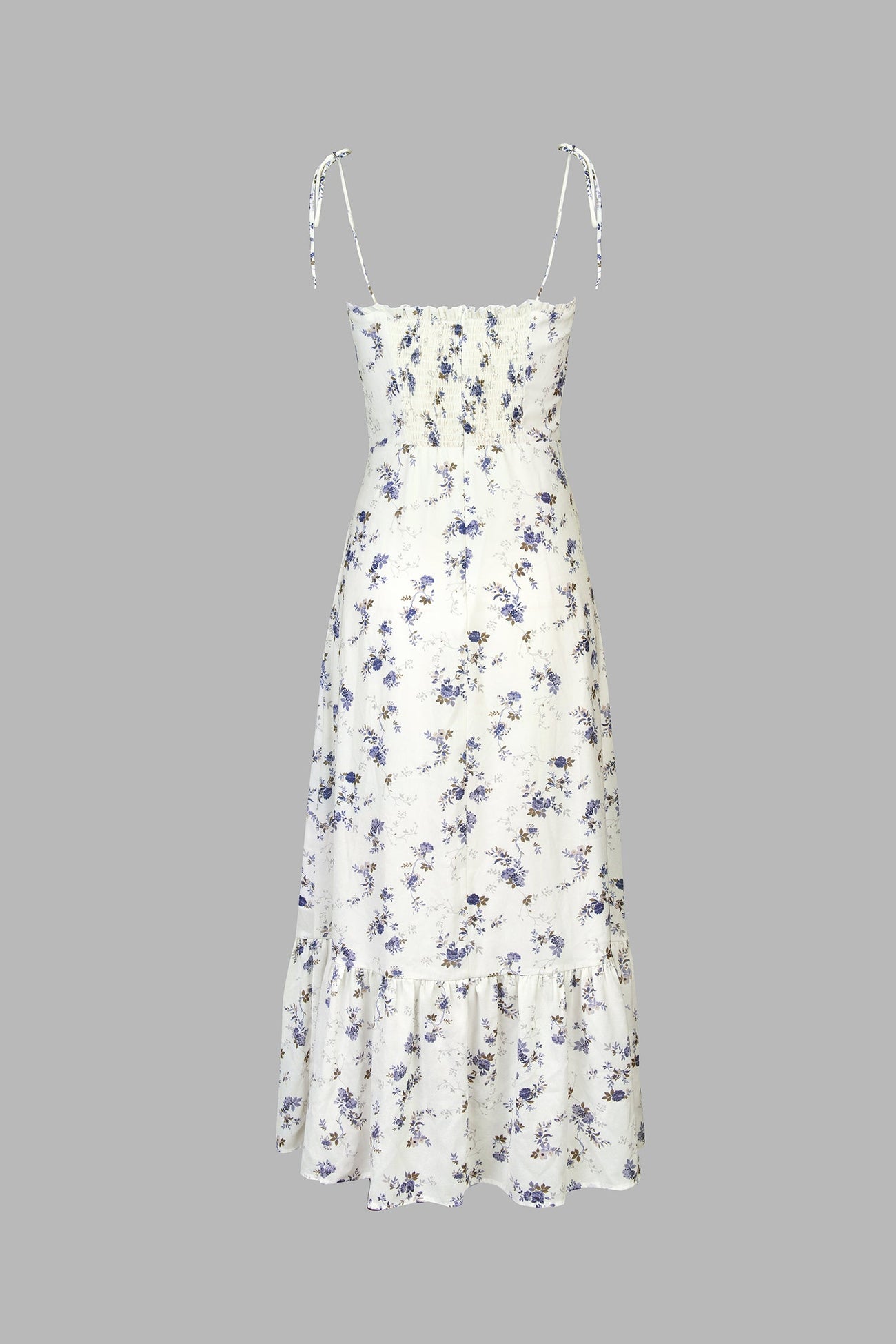 X Madison Beach Wedding Bouquet Sweetheart Ruffled Maxi Dress